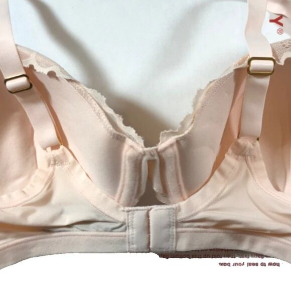 Natori Tulle Pink Full Coverage Refined Contour Underwire Bra 34B - Picture 4 of 5